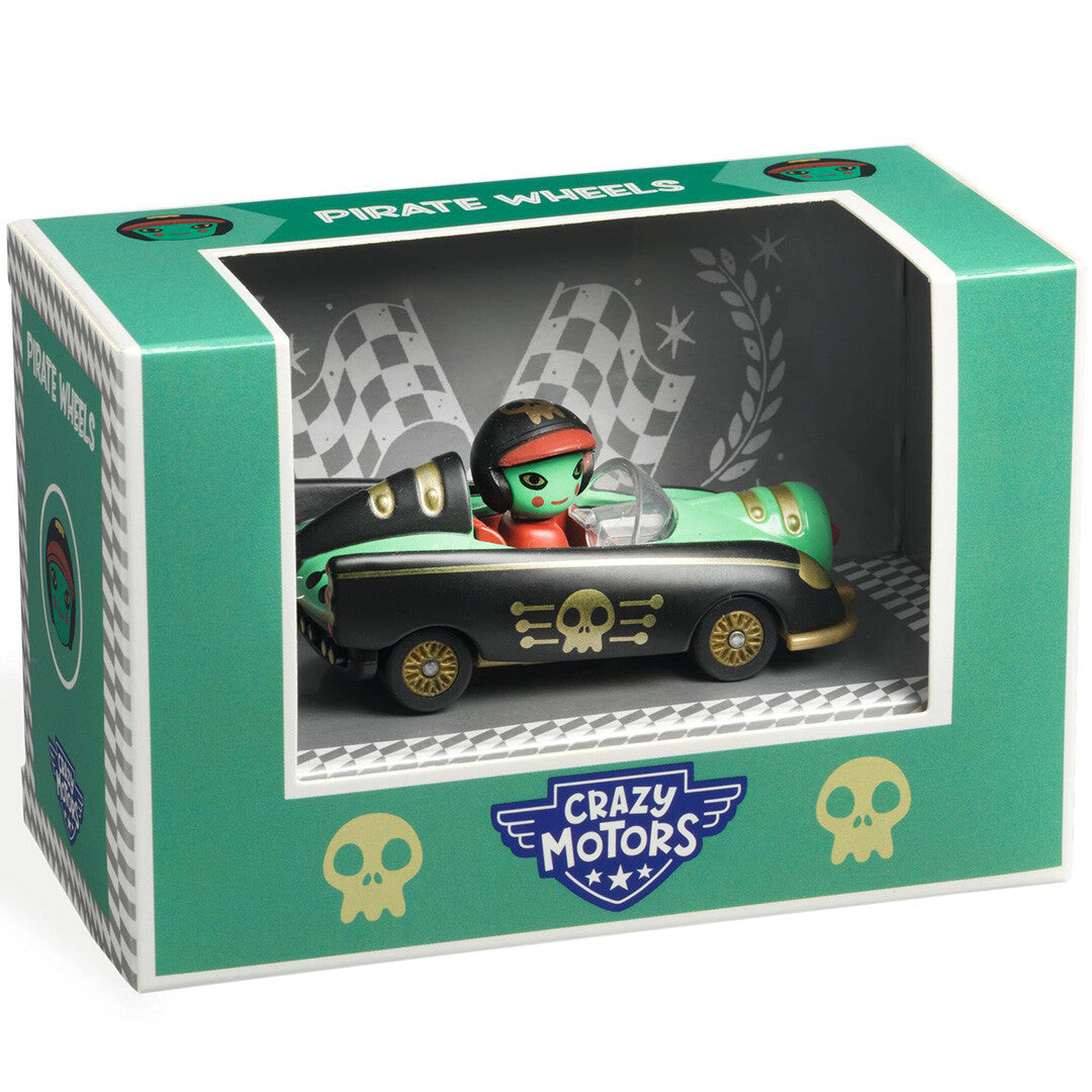 djeco crazy motors auto - pirate wheels | DJ05487 | 1