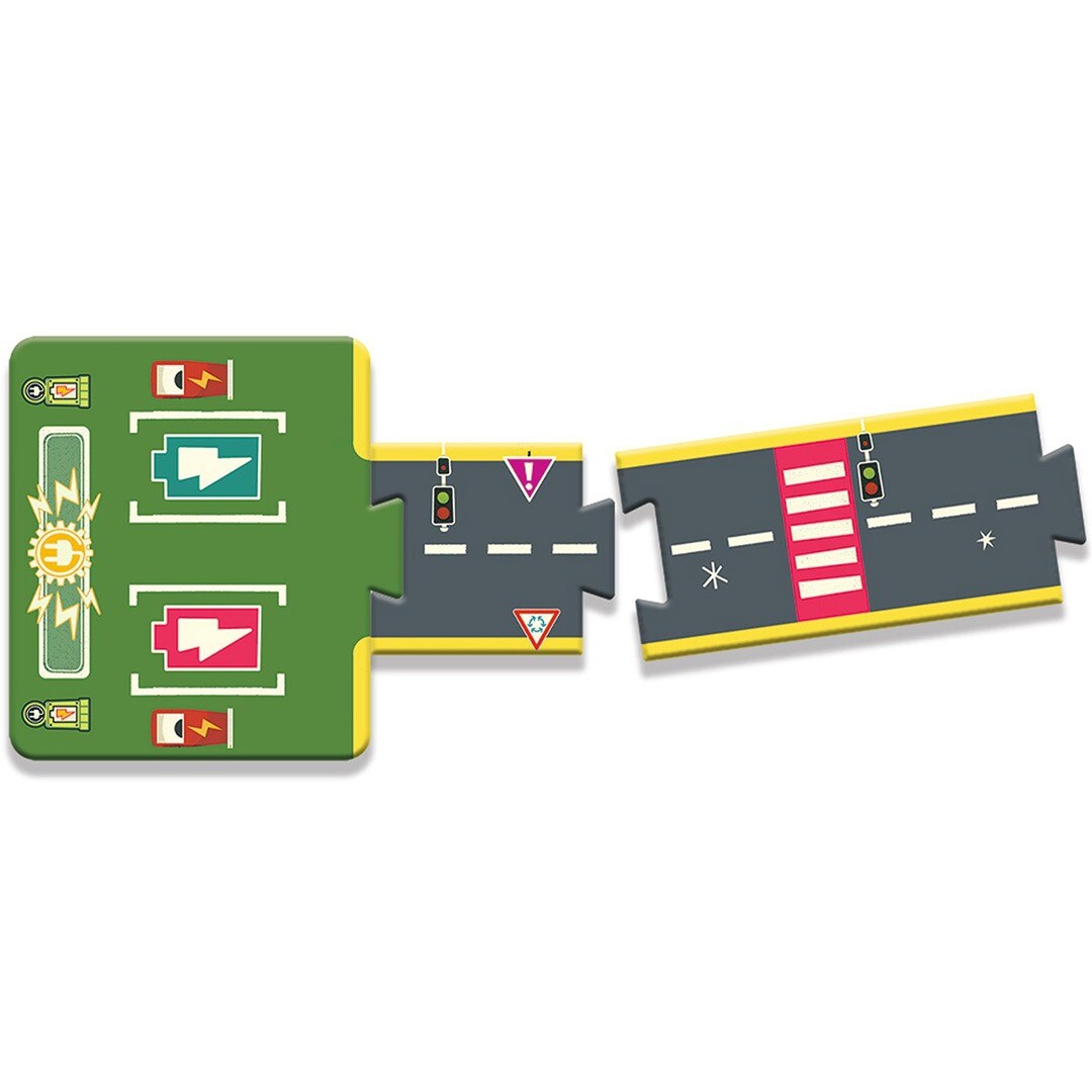 djeco crazy motors vloerpuzzel autoweg - 26st | DJ05498 | 5