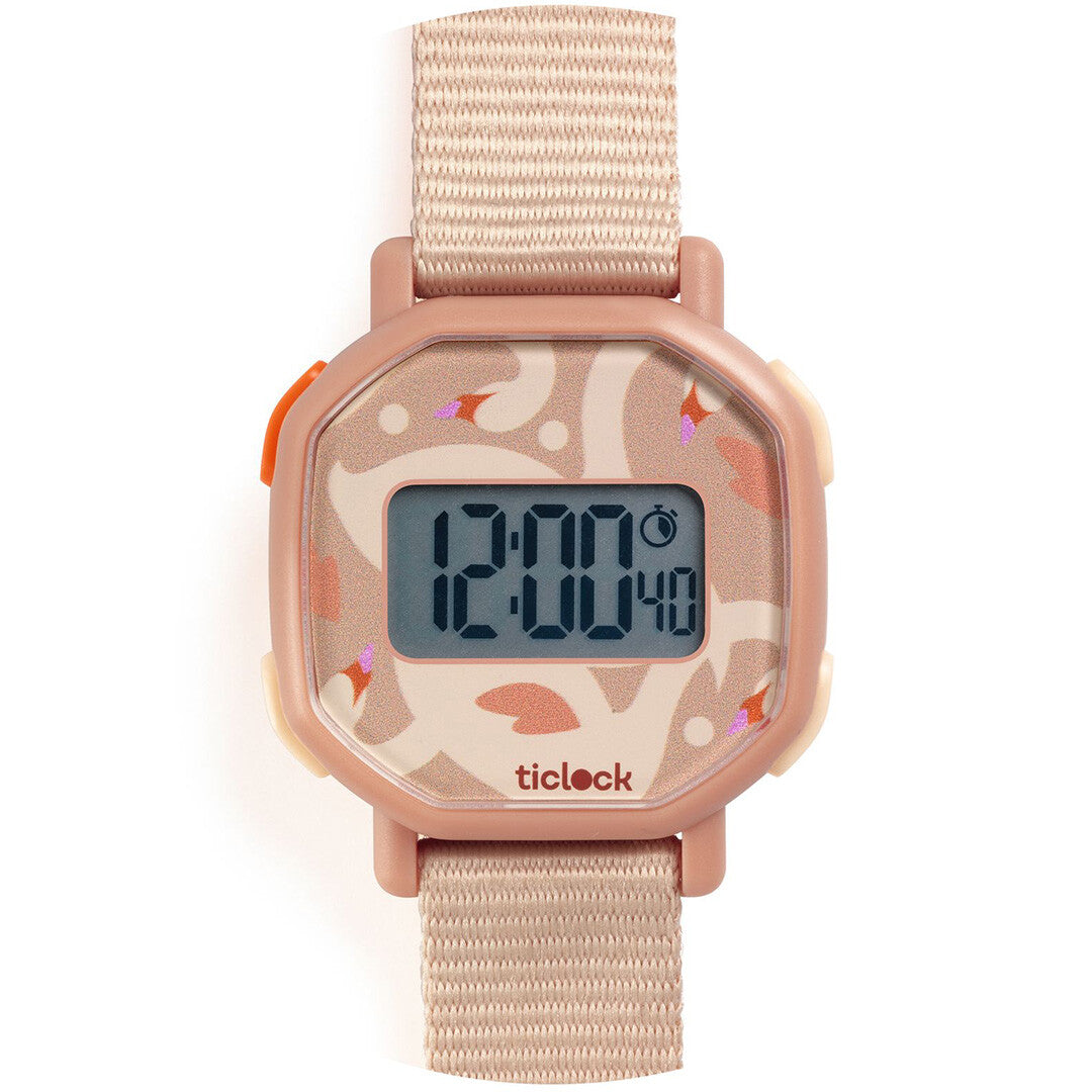 djeco digitaal kinderhorloge poetic swans | DD00450 | 0