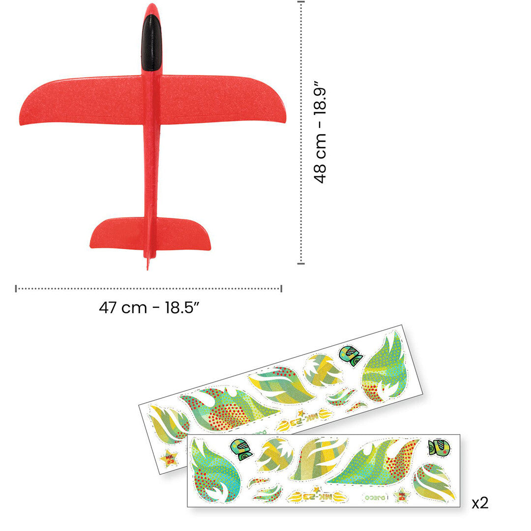 djeco diy zweefvliegtuig - 47 cm | DJ02108 | 2