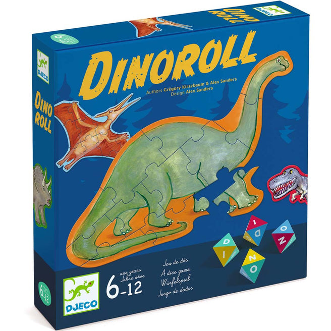 djeco dobbelpuzzel dinoroll | DJ00822 | 0
