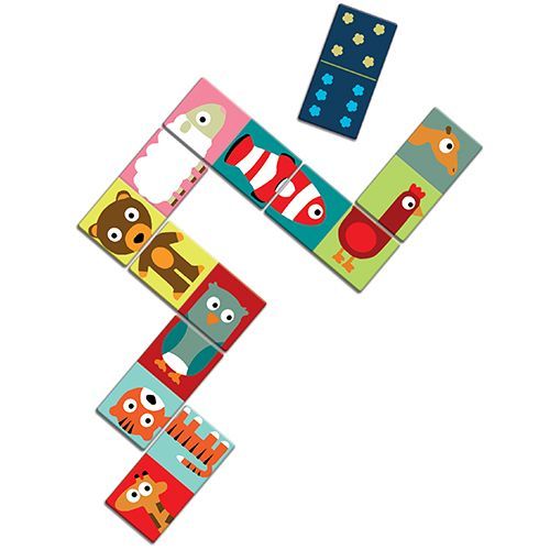 djeco domino dieren | DJ08165 | 1