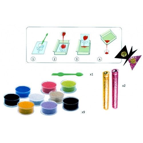 djeco gekleurd zand - het wonderbos | DJ08662 | 3