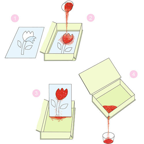 djeco gekleurd zand - oogverblindende vogels | DJ08663 | 5