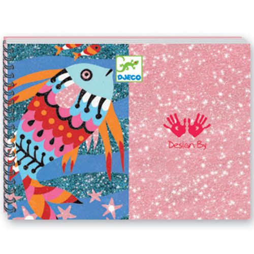 djeco gekleurd zand - regenboog van vissen | DJ08661 | 9