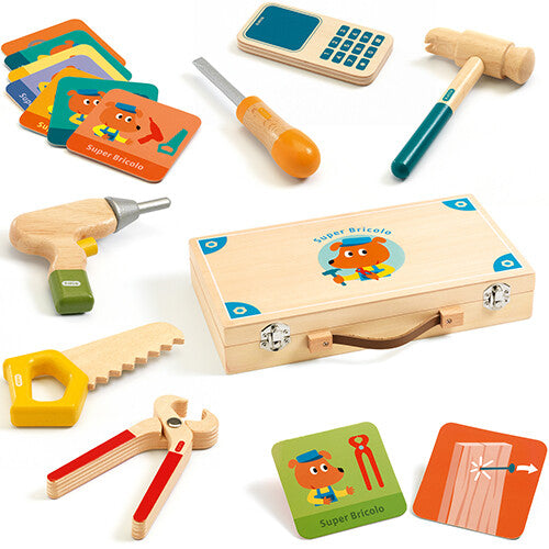 djeco gereedschapskist super bricolo | DJ06500 | 1