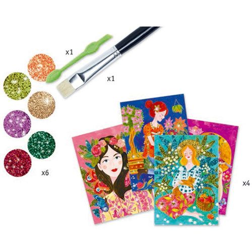 djeco glitterschilderijen bloemengeuren | DJ09508 | 2