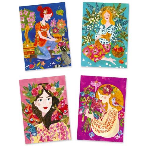 djeco glitterschilderijen bloemengeuren | DJ09508 | 3