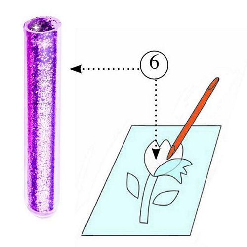 djeco glitterschilderijen vlinders en kleine beestjes | DJ09503 | 1