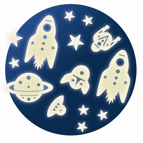 djeco glow-in-the-dark - ruimte | DD04591 | 0