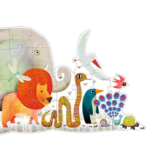 djeco grote puzzel dierenparade (36st) | DJ07171 | 3