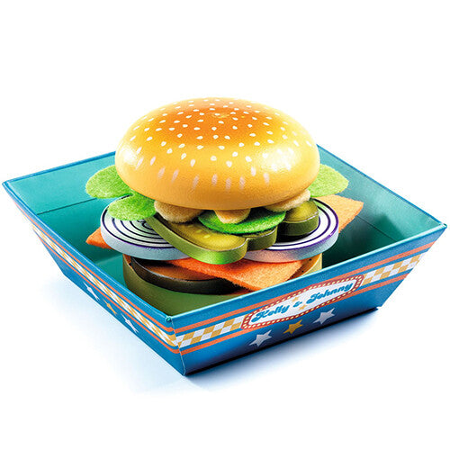 djeco hamburgerkraam van kelly en johnny | DJ05505 | 1