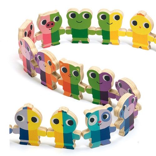 djeco houten domino UP | DJ01641 | 2