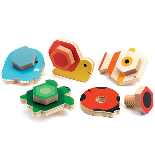 djeco houten puzzel tourna basic  | DJ06207 | 0
