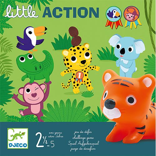 djeco kaartspel little action - met diertjes en medailles | DJ08557 | 0