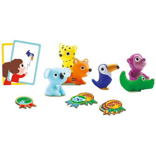 djeco kaartspel little action - met diertjes en medailles | DJ08557 | 2