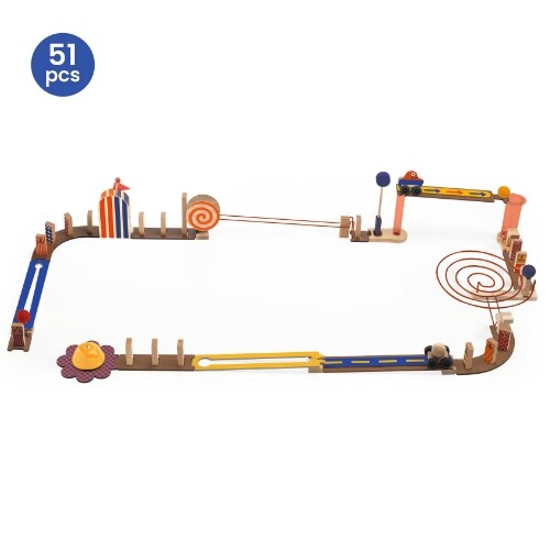 djeco kettingreactiespel zig & go junior - racer - 51st | DJ05650 | 1