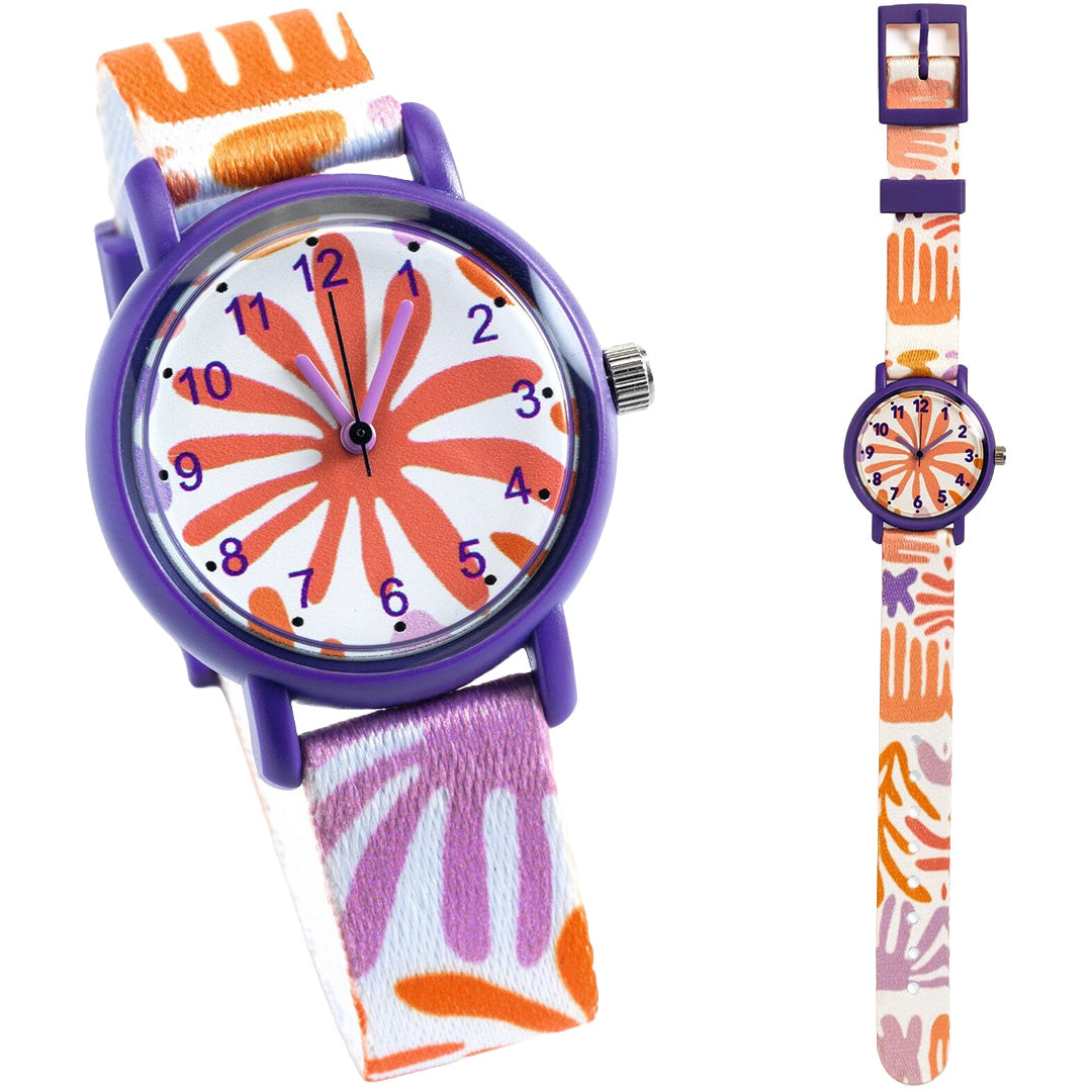 djeco kinderhorloge blaadjes | DD00433 | 0