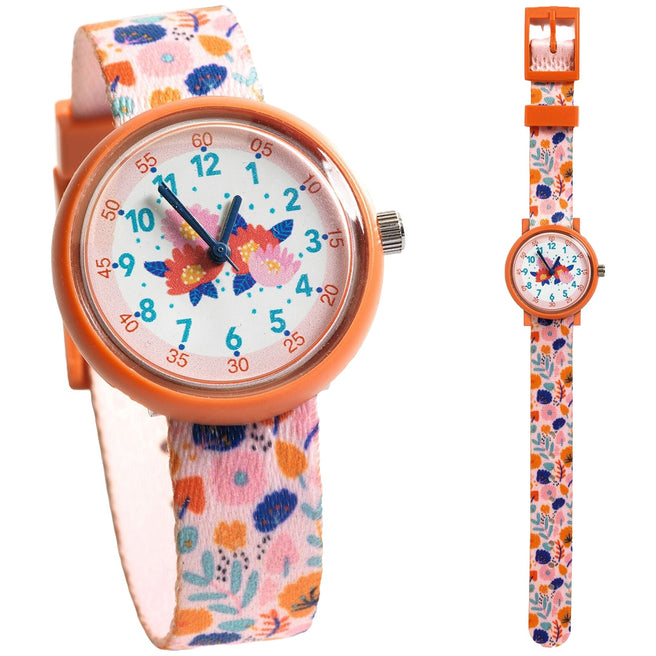 djeco kinderhorloge bloemen | DD00430 | 0