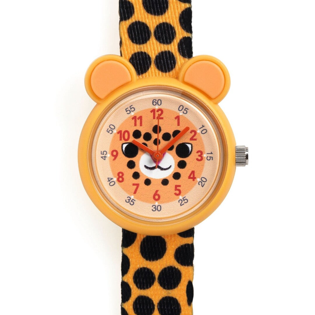 djeco kinderhorloge - cheetah | DD00436 | 0