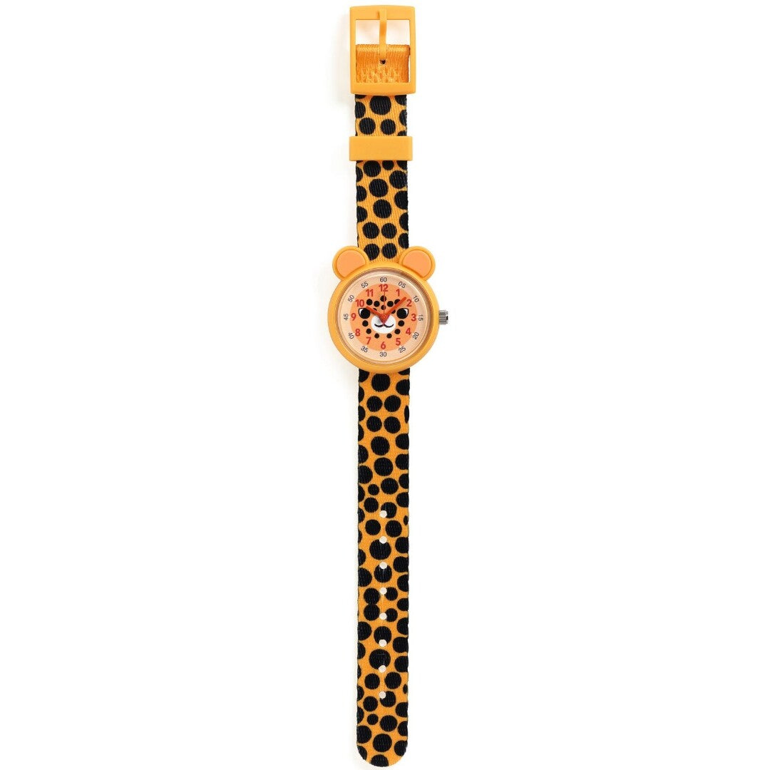 djeco kinderhorloge - cheetah | DD00436 | 1
