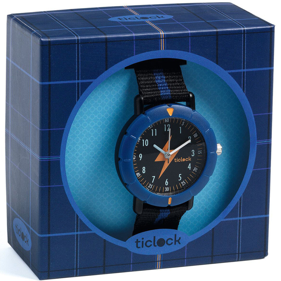 djeco kinderhorloge flash blue | DD00473 | 1
