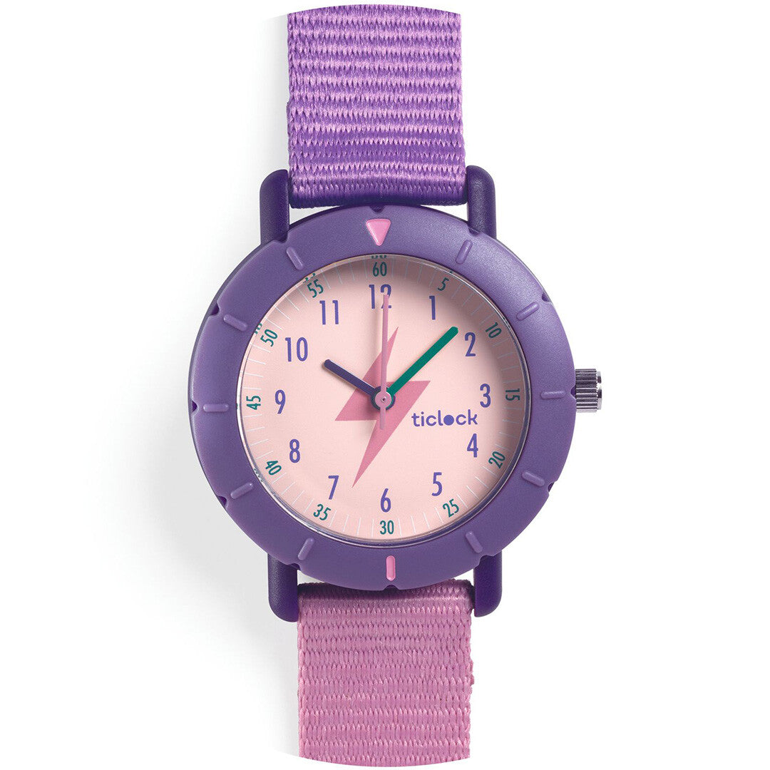 djeco kinderhorloge purple flash | DD00475 | 0