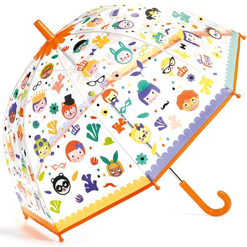 djeco kinderparaplu magische kleuren - gezichten | DD04709 | 1