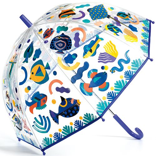 djeco kinderparaplu magische kleuren - vissen | DD04710 | 1