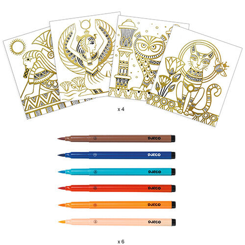 djeco kleurplaten egypte | DJ09476 | 3