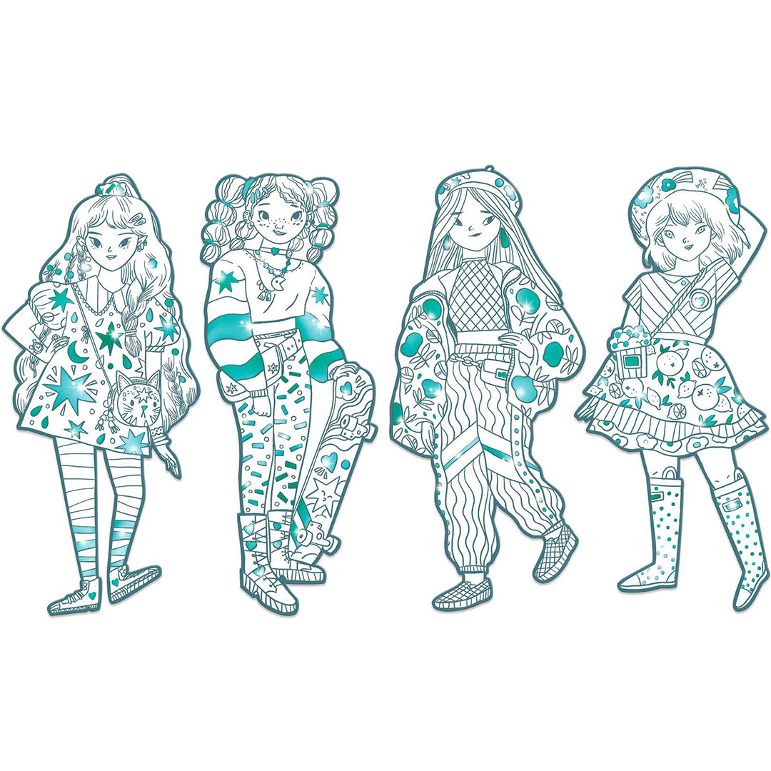 djeco kleurplaten mode - angèle  | DJ09547 | 1