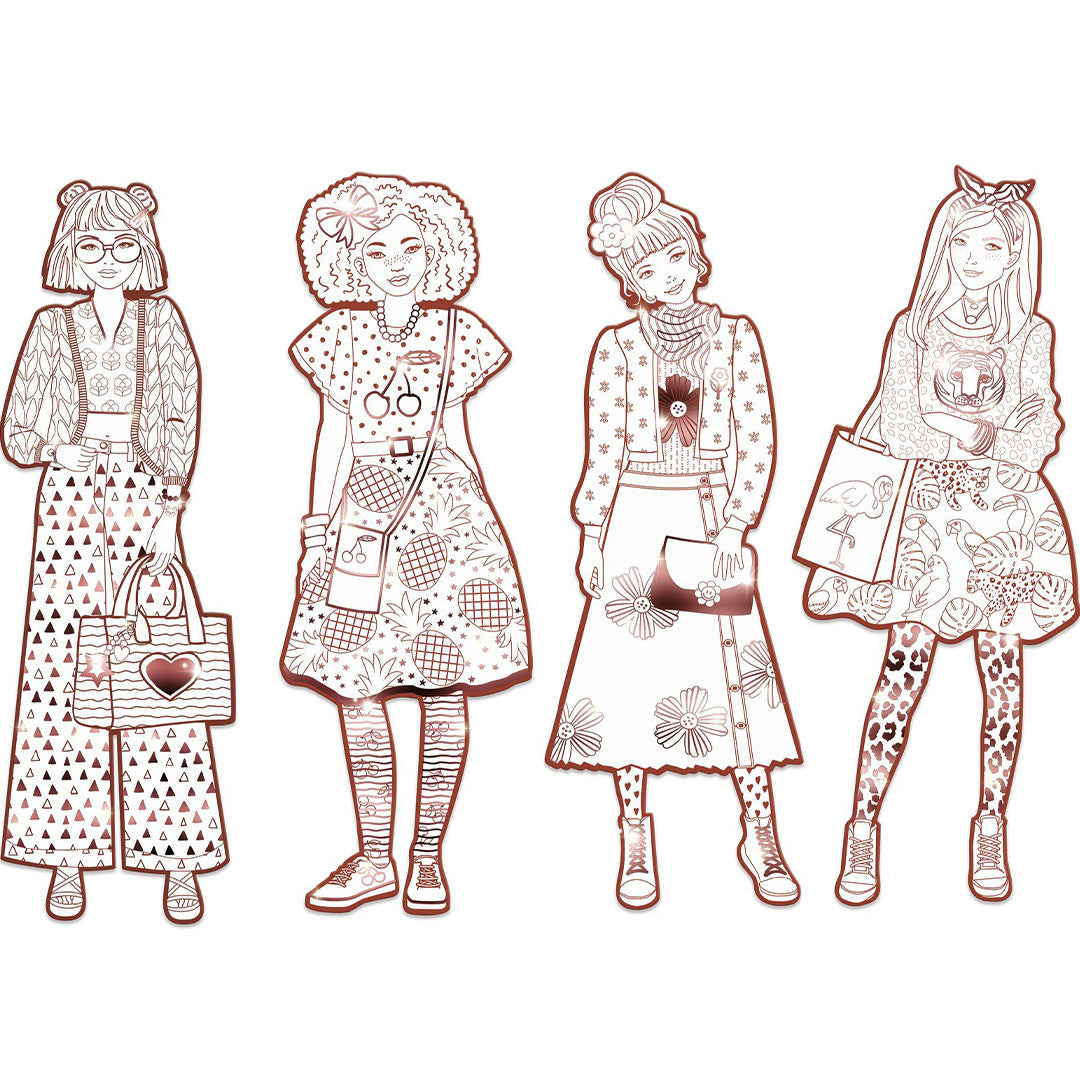 djeco kleurplaten mode - nina | DJ09548 | 1