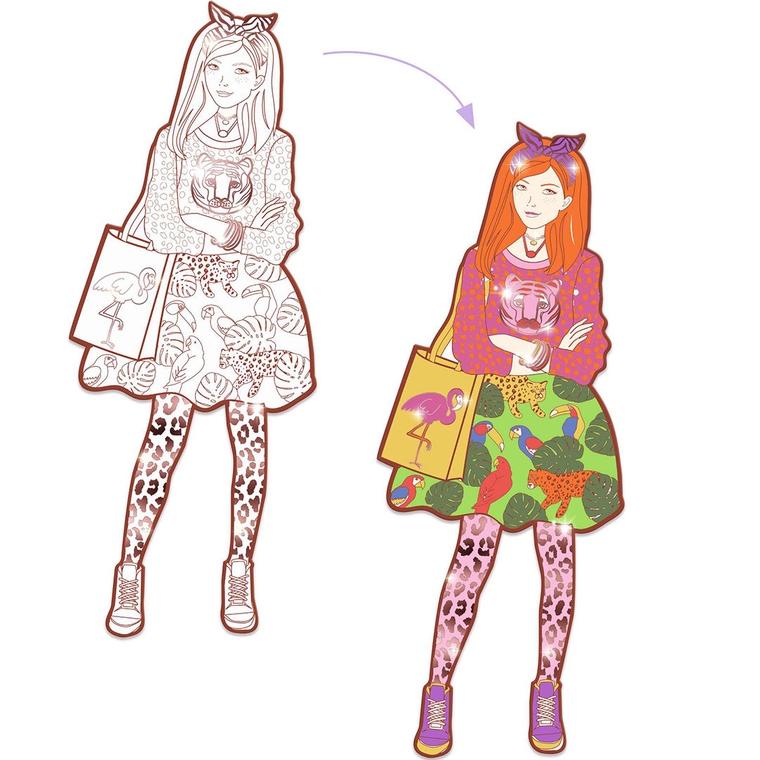 djeco kleurplaten mode - nina | DJ09548 | 2