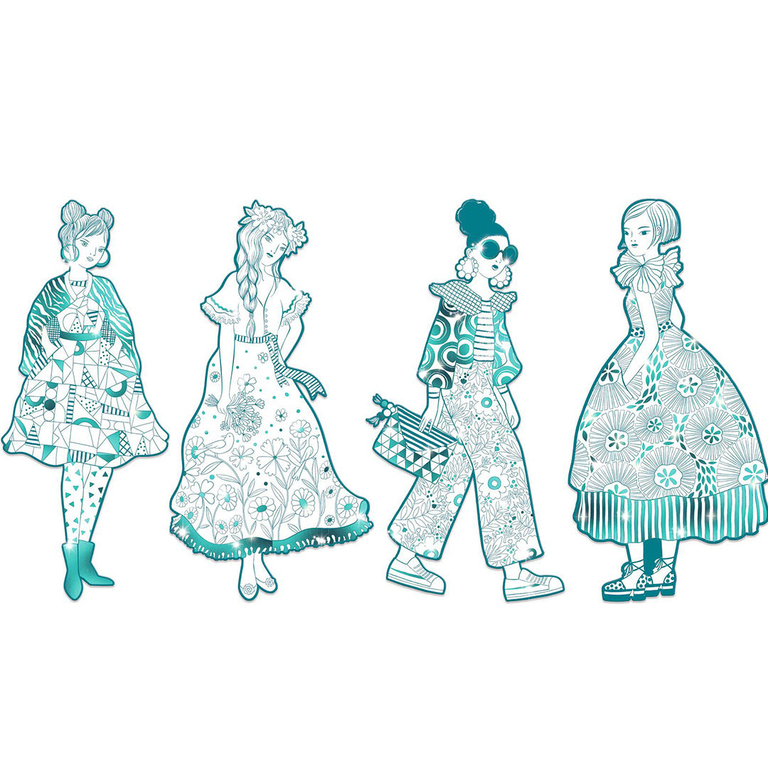 djeco kleurplaten mode - rebekka  | DJ09545 | 2
