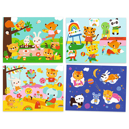 djeco knutselset collage dieren | DJ09873 | 2