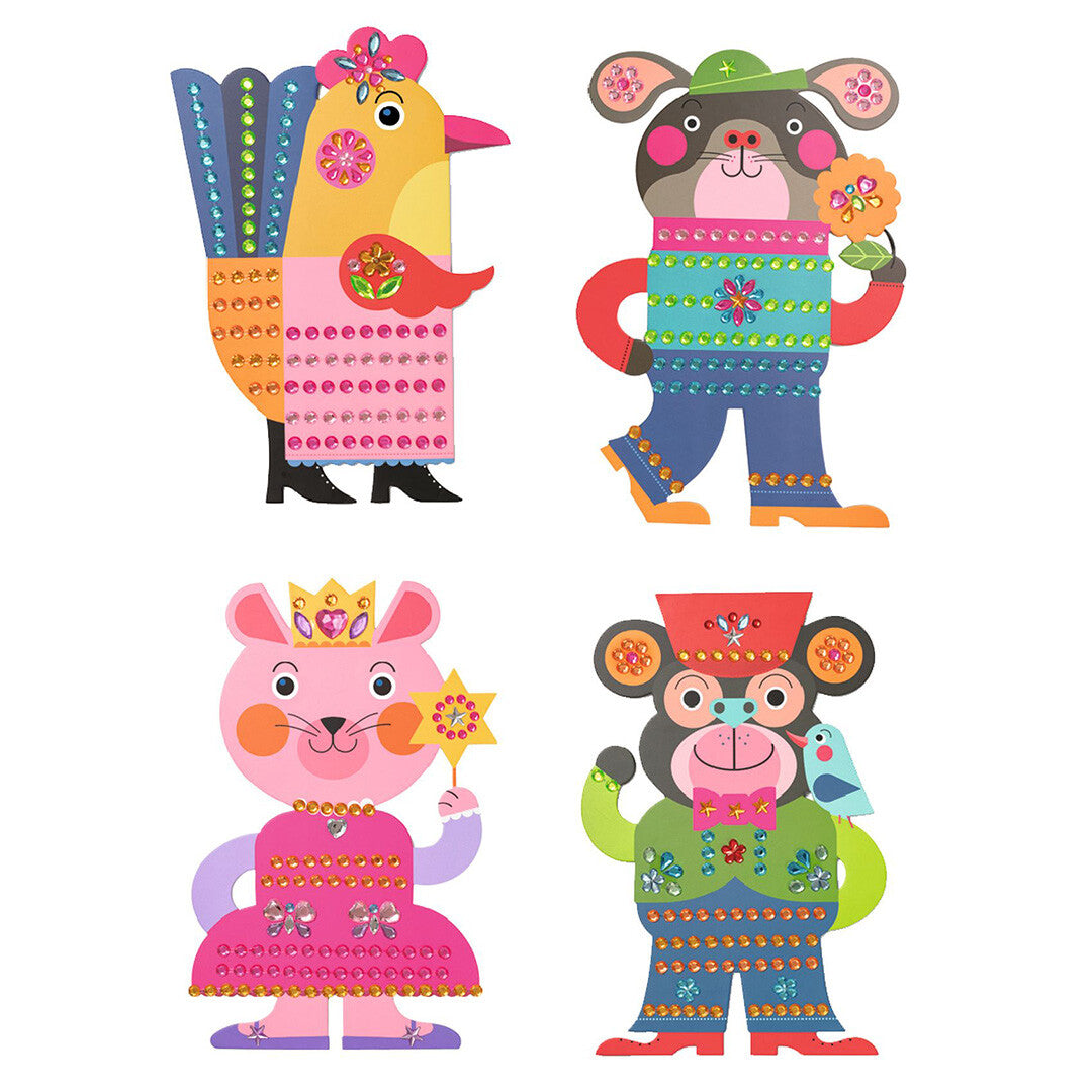 djeco knutselset creëren met stickers - sparkles | DJ00090 | 1