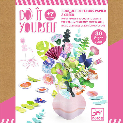 djeco knutselset diy - bloemen delicate  | DJ07959 | 0