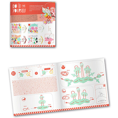 djeco knutselset diy - bloemen sieraden - colourful fun  | DJ07957 | 3