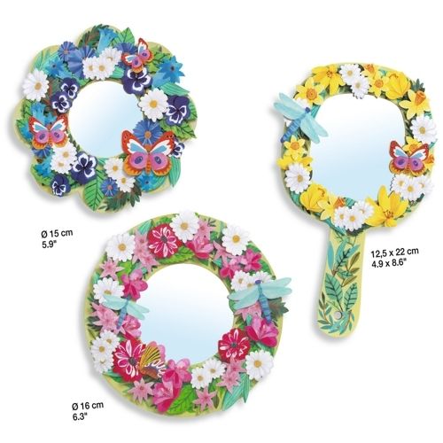 djeco knutselset diy bloemenspiegels | DJ07908 | 2
