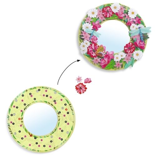 djeco knutselset diy bloemenspiegels | DJ07908 | 3