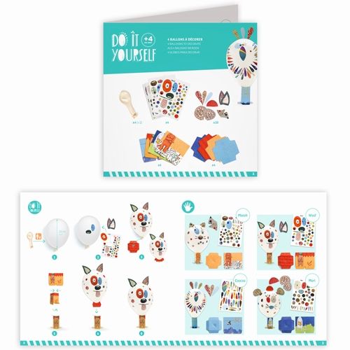 djeco knutselset diy dierenballonnen | DJ07910 | 1