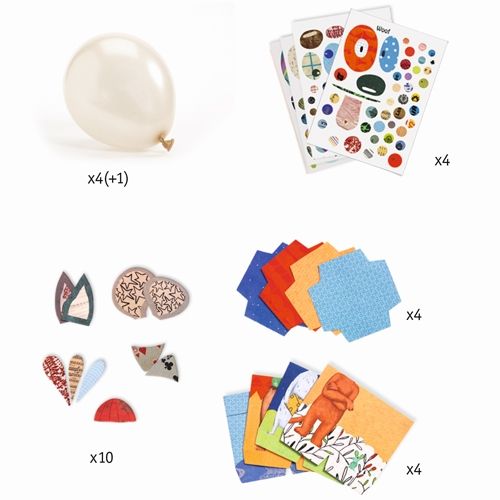 djeco knutselset diy dierenballonnen | DJ07910 | 2