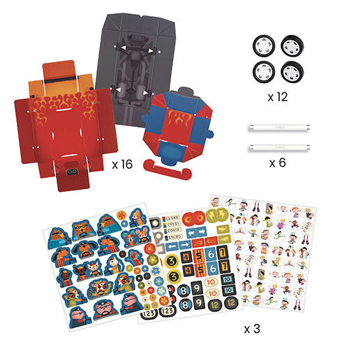 djeco knutselset diy - grand prix | DJ07932 | 1