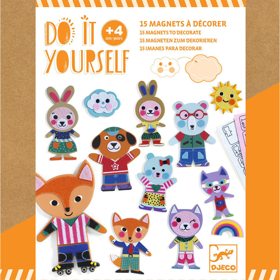 djeco knutselset diy magneten maken - 15st | DJ07919 | 0