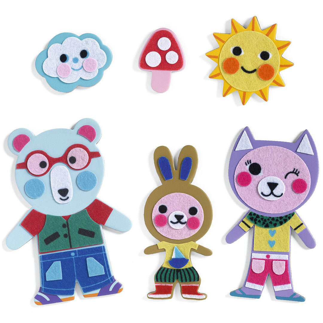 djeco knutselset diy magneten maken - 15st | DJ07919 | 1