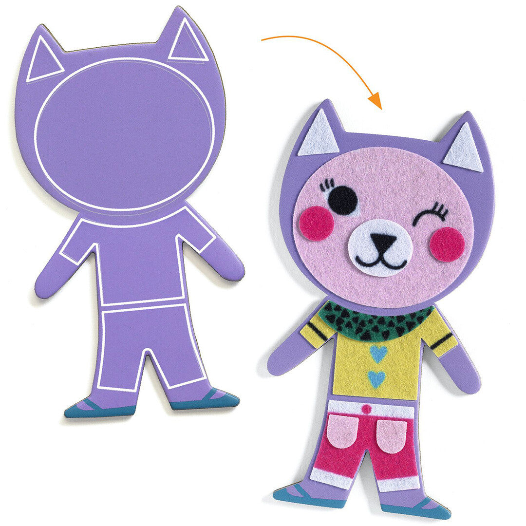 djeco knutselset diy magneten maken - 15st | DJ07919 | 2