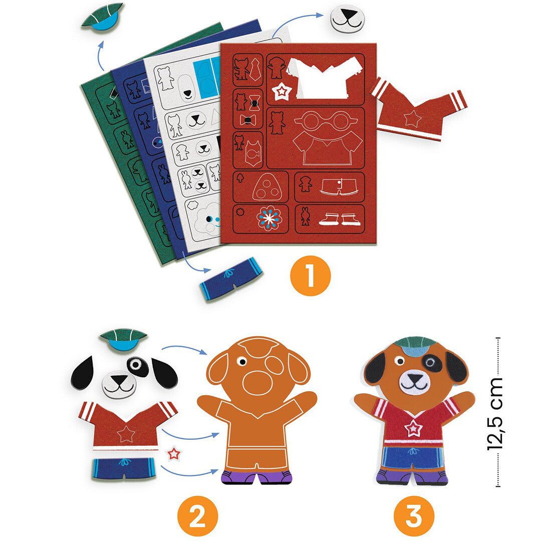 djeco knutselset diy magneten maken - 15st | DJ07919 | 3