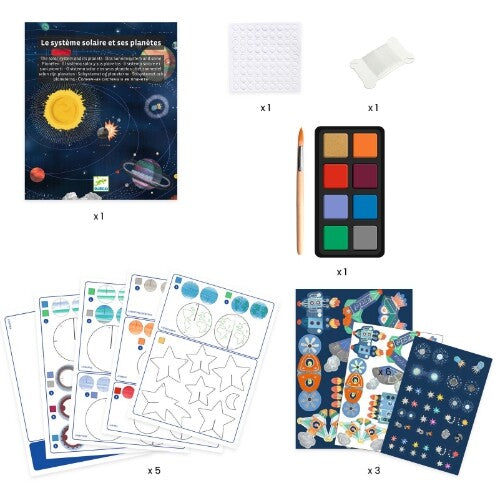 djeco knutselset diy mobiel zonnestelsel | DJ07993 | 1