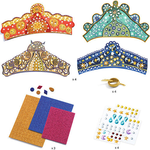 djeco knutselset diy mozaïek diademen  | DJ07909 | 2