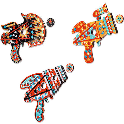 djeco knutselset diy - mozaïek raketten  | DJ07913 | 1